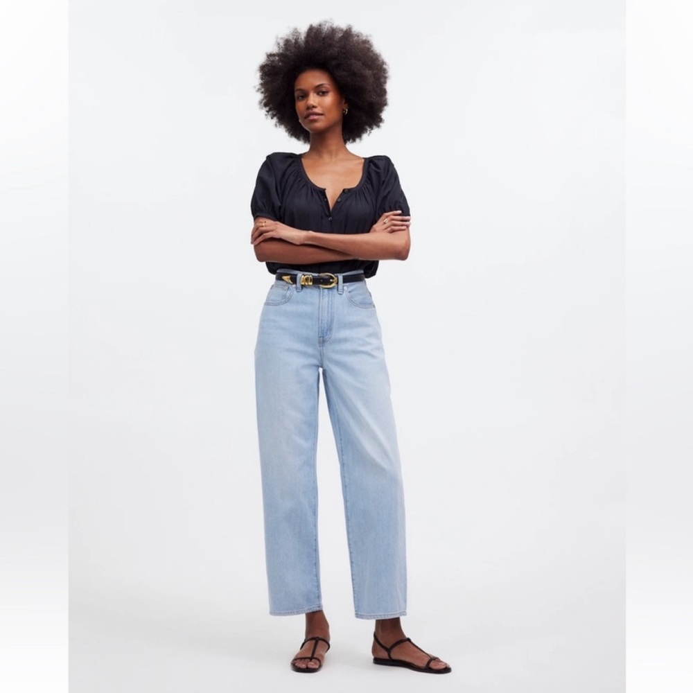 Madewell The Perfect Vintage Wide-Leg Crop Jean Size 26